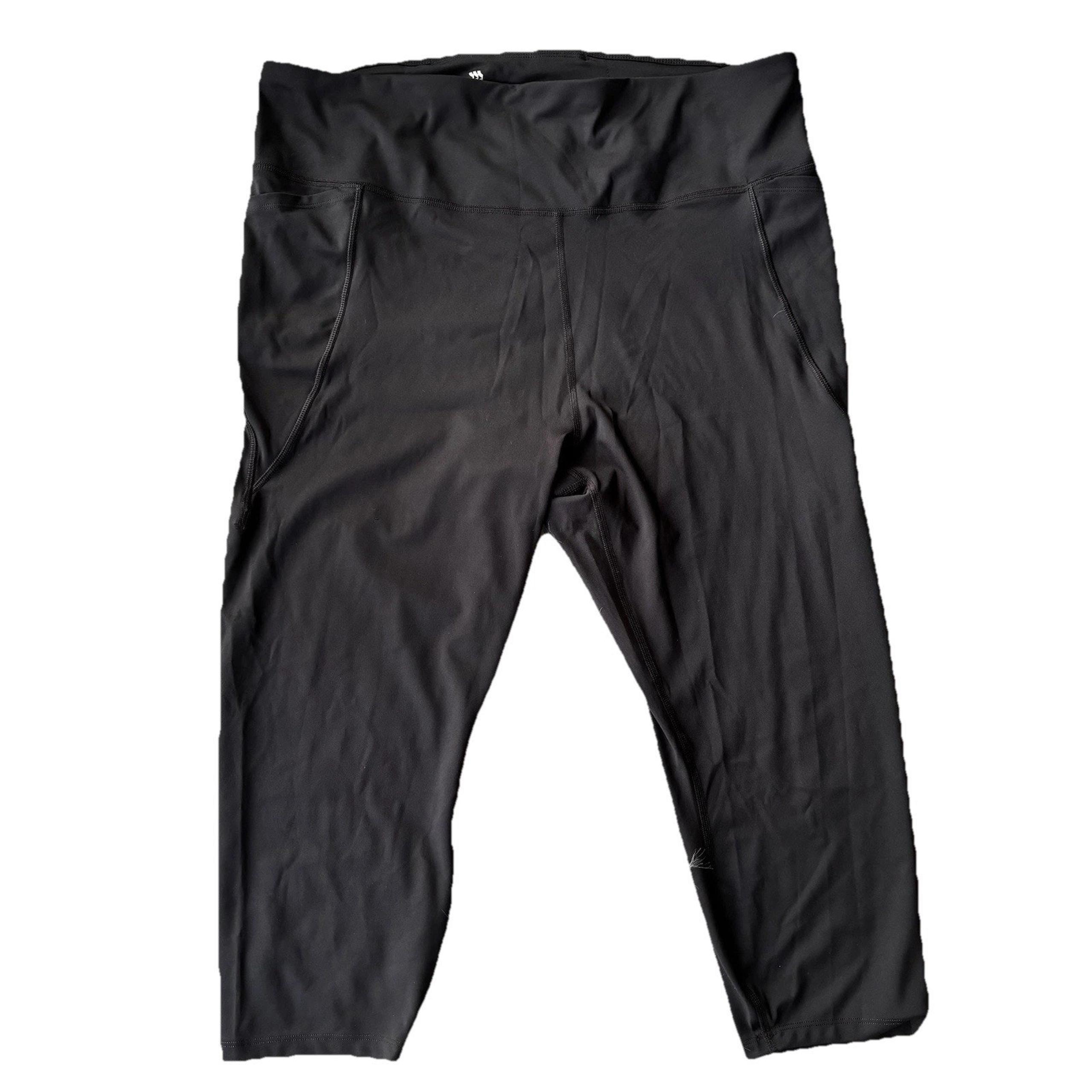All in Motion Leggings Size 2X Contour Curvy High-Rise Black Athletic Womens