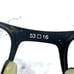 Lacoste L2136 001 Eyeglasses Black Green Rectangular Full Rim Frames 53-16-140