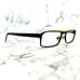 Lacoste L2136 001 Eyeglasses Black Green Rectangular Full Rim Frames 53-16-140