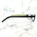 Lacoste L2136 001 Eyeglasses Black Green Rectangular Full Rim Frames 53-16-140