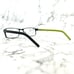 Lacoste L2136 001 Eyeglasses Black Green Rectangular Full Rim Frames 53-16-140