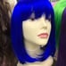 Blue Short Bob N Cotton Candy Pink Wig
