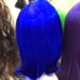 Blue Short Bob N Cotton Candy Pink Wig