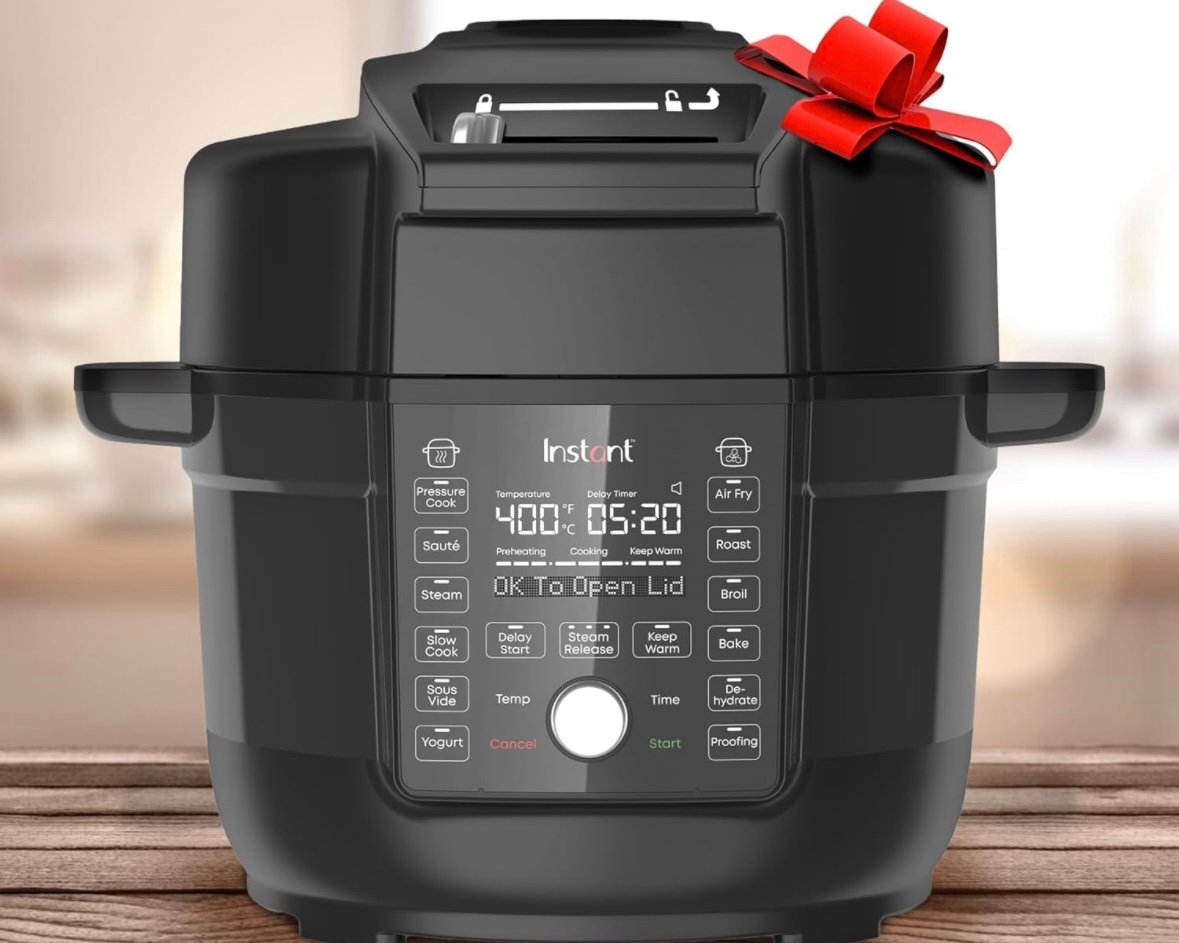 Instant Pot Duo Crisp Ultimate Lid, 13-in-1 Air Fryer and Pressure Cooker Combo