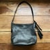 Coach Black Leather Shoulder/ Crossbody Legacy Tassel 19889 Bag Purse