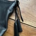 Coach Black Leather Shoulder/ Crossbody Legacy Tassel 19889 Bag Purse