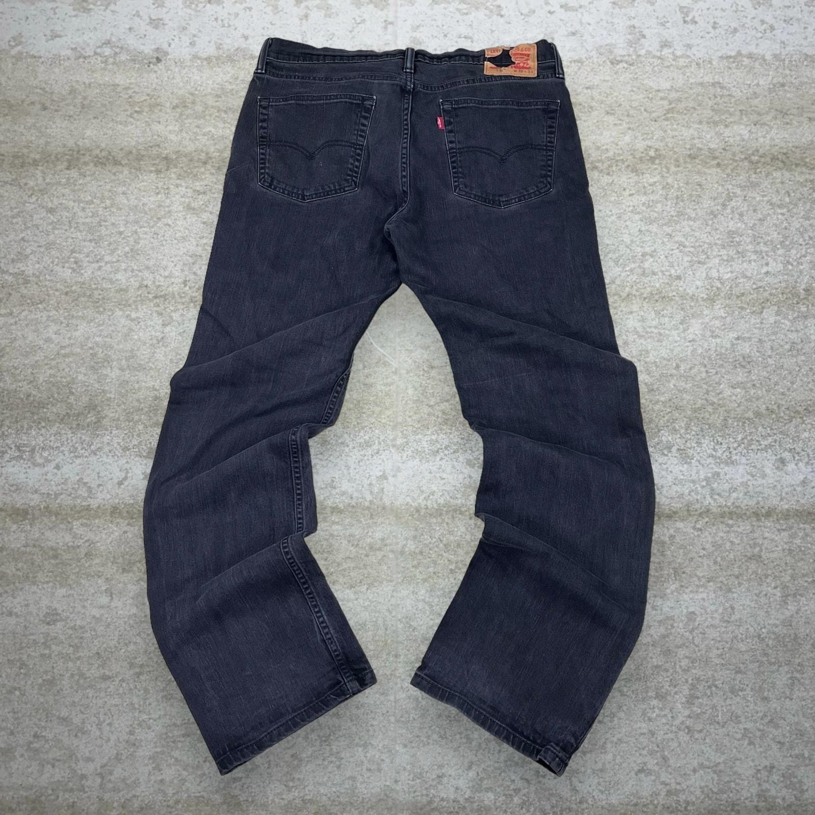 Levis Jeans 511 Slim Fit Jet Black Wash Denim Red Tab