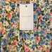 MVN The Label Floral Skirt Midi Women’s Size 6 Blue Pink Ruffle Cotton Stretch