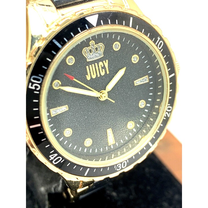 Juicy By Juicy Couture Women's Watch JC/5022 Quartz Black Gold Steel 38mm