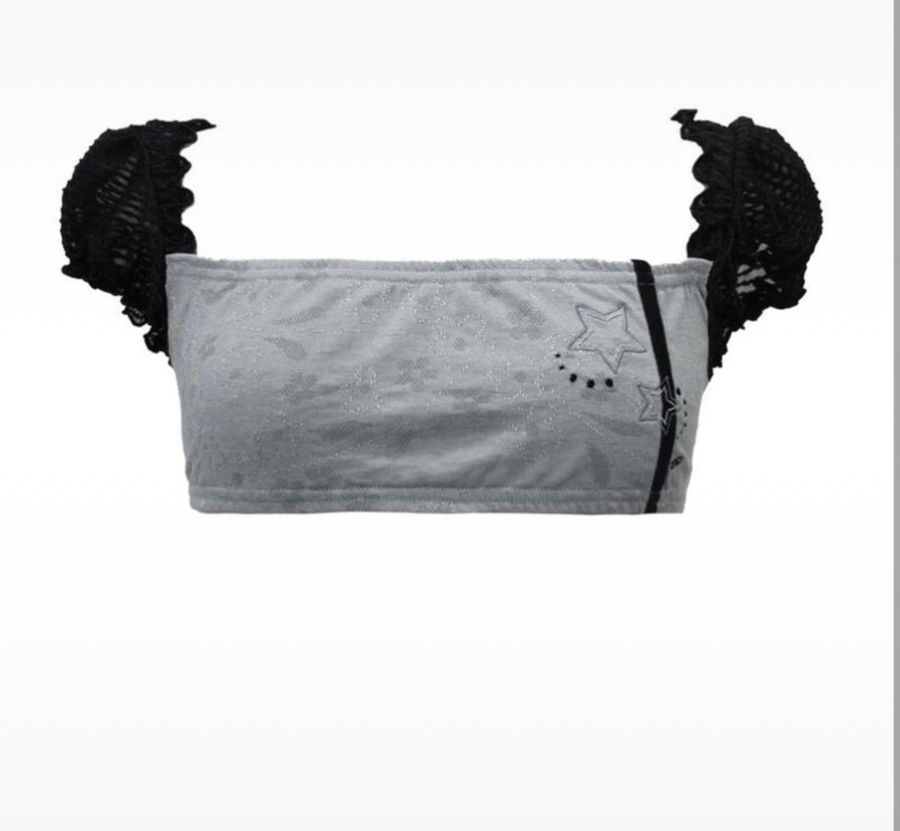 Cyber Rave silver star top