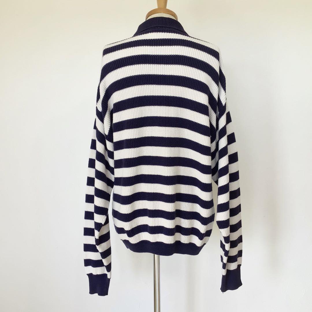 【爆売りセール開催中！】 USA Made ✴︎ 80s 90s Brooks Brothers Striped Cotton Knit トップス