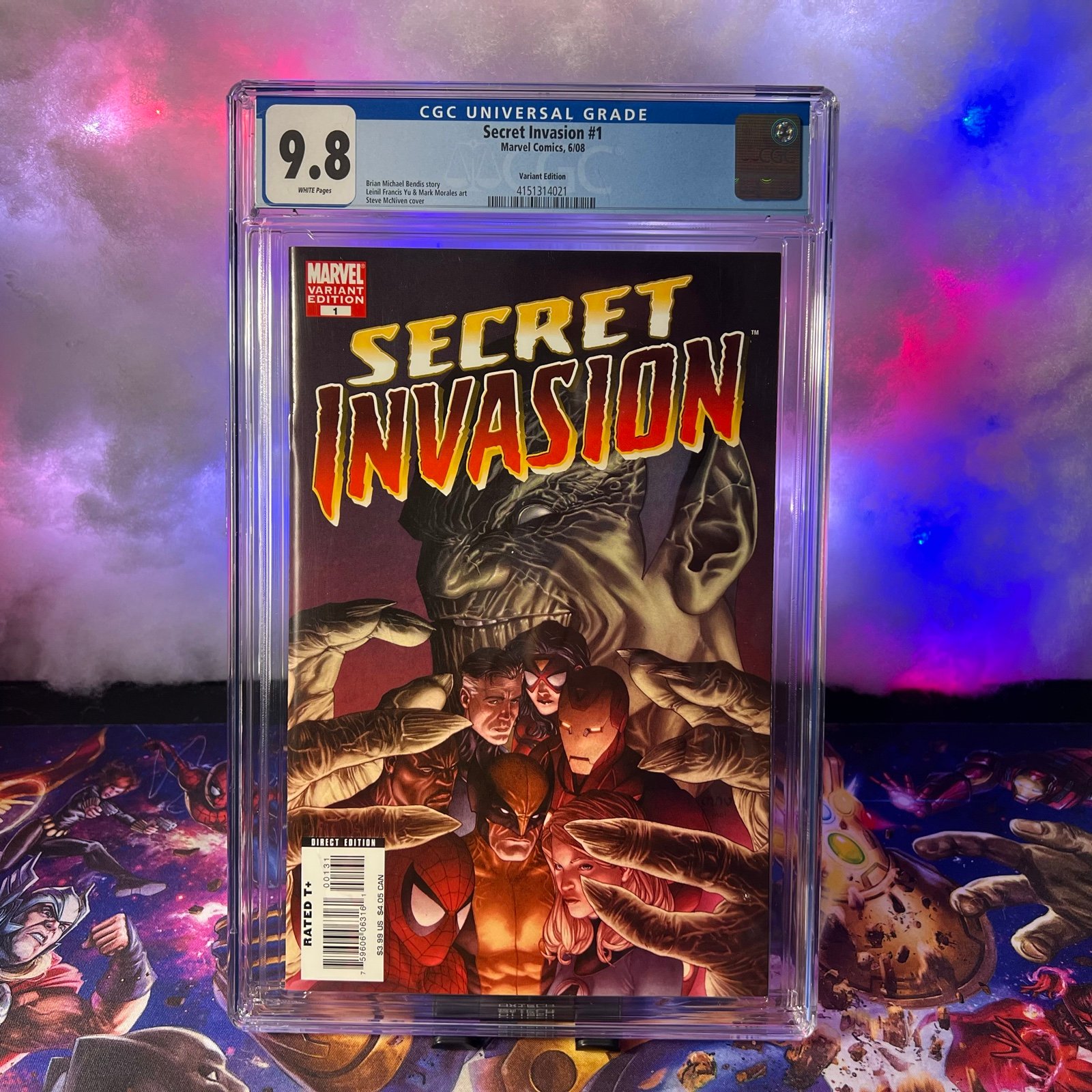 Secret Invasion 1 McNiven 1:25 Variant CGC 9.8