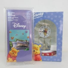 Vintage Disney Winnie the Pooh Anniversary Clock and Set of Wall Decals