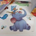 Vintage Disney Winnie the Pooh Anniversary Clock and Set of Wall Decals