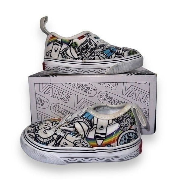 Vans x Crayola Authentic Elas DIY / Sketch Yours VN0A34A1ARE Toddler 5