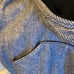Black Herringbone Fleece Cover for Baby Carrier