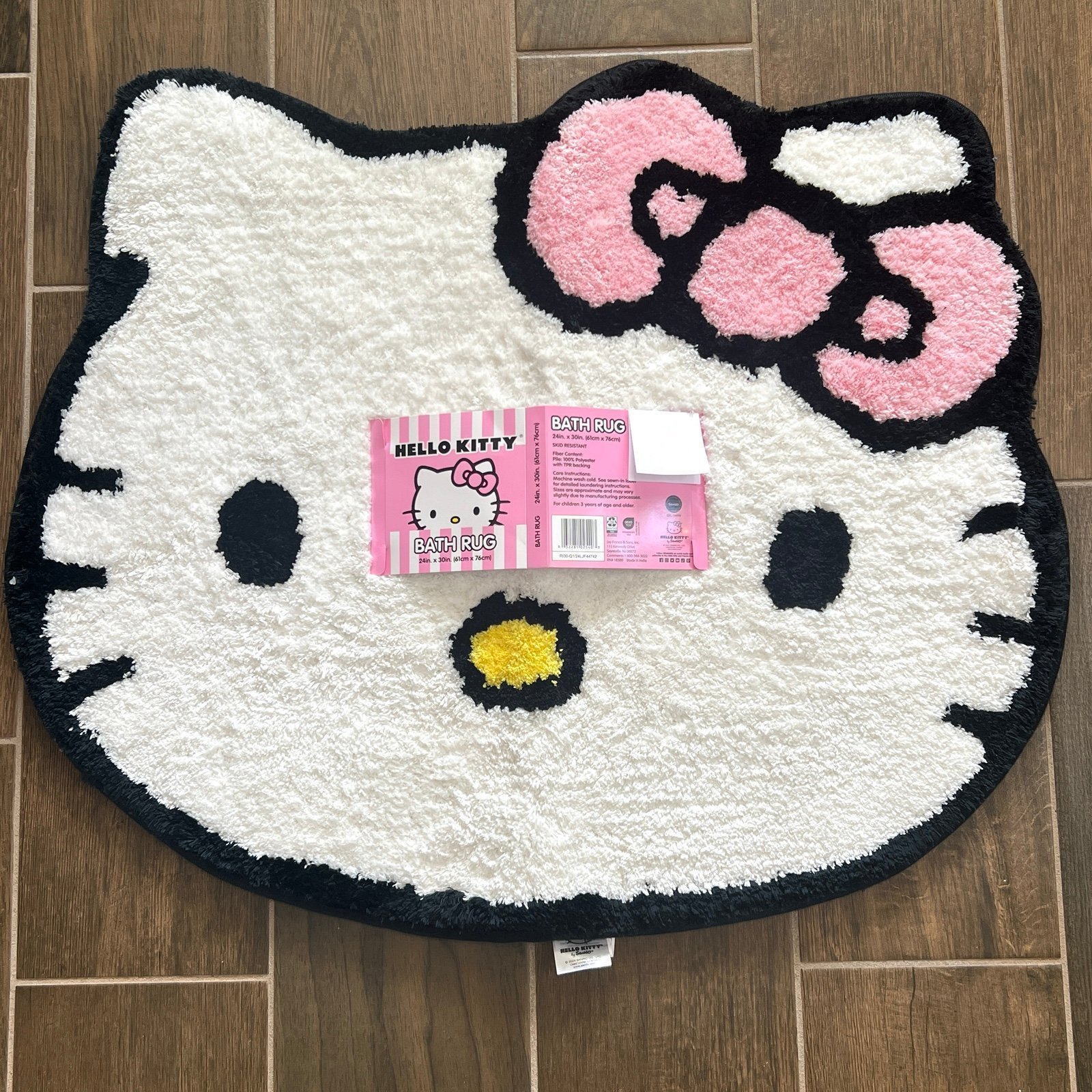 Sanrio HELLO KITTY Figural Bathroom Rug Mat - BNWT
