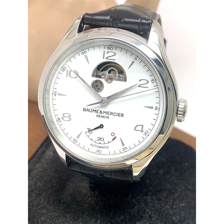 Baume & Mercier Men's Watch 10448 Clifton Swiss Automatic Power Reserve 43mm