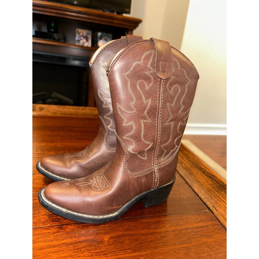 Faded Glory Cowboy Shoes for Boys Sizes 2T 5T Mercari