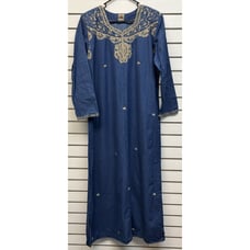Al Ahmedi Kaftan Dress Abaya Large Embroidered Modest Vintage Artisan