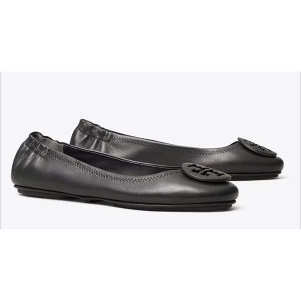 TORY BURCH Minnie Travel Ballet Flats Size 6.5M