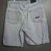 Polo Jeans Mens Light Wash Blue Denim Distressed Carpenter Cotton Shorts Size 34