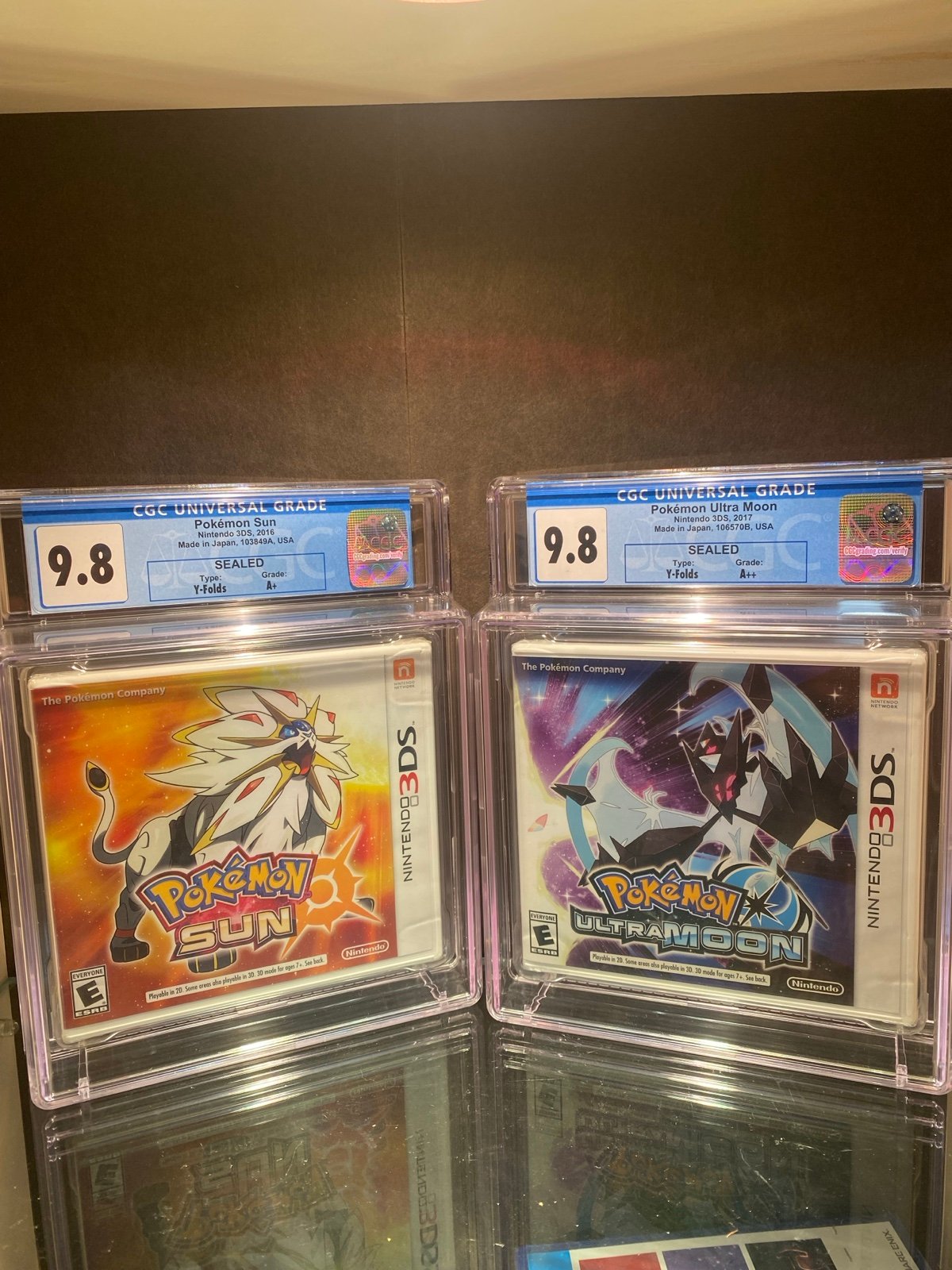 Pokemon Ultra Moon And Sun(Nintendo 3DS) - Brand New Sealed Graded CGC 9.8 A+!!
