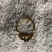 Real gold and diamond engagement Ring si