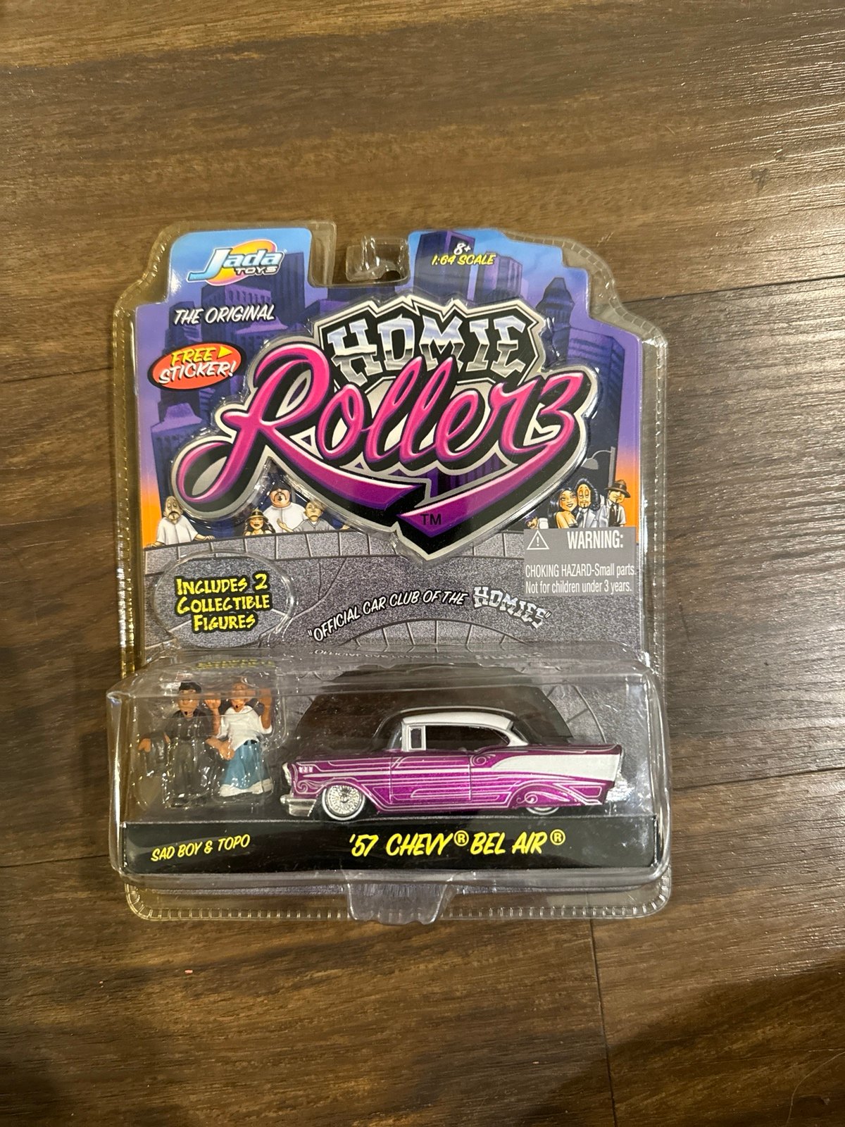 Jada Toys HOMIE ROLLERZ '57 Chevy Bel-Air 1:64 scale