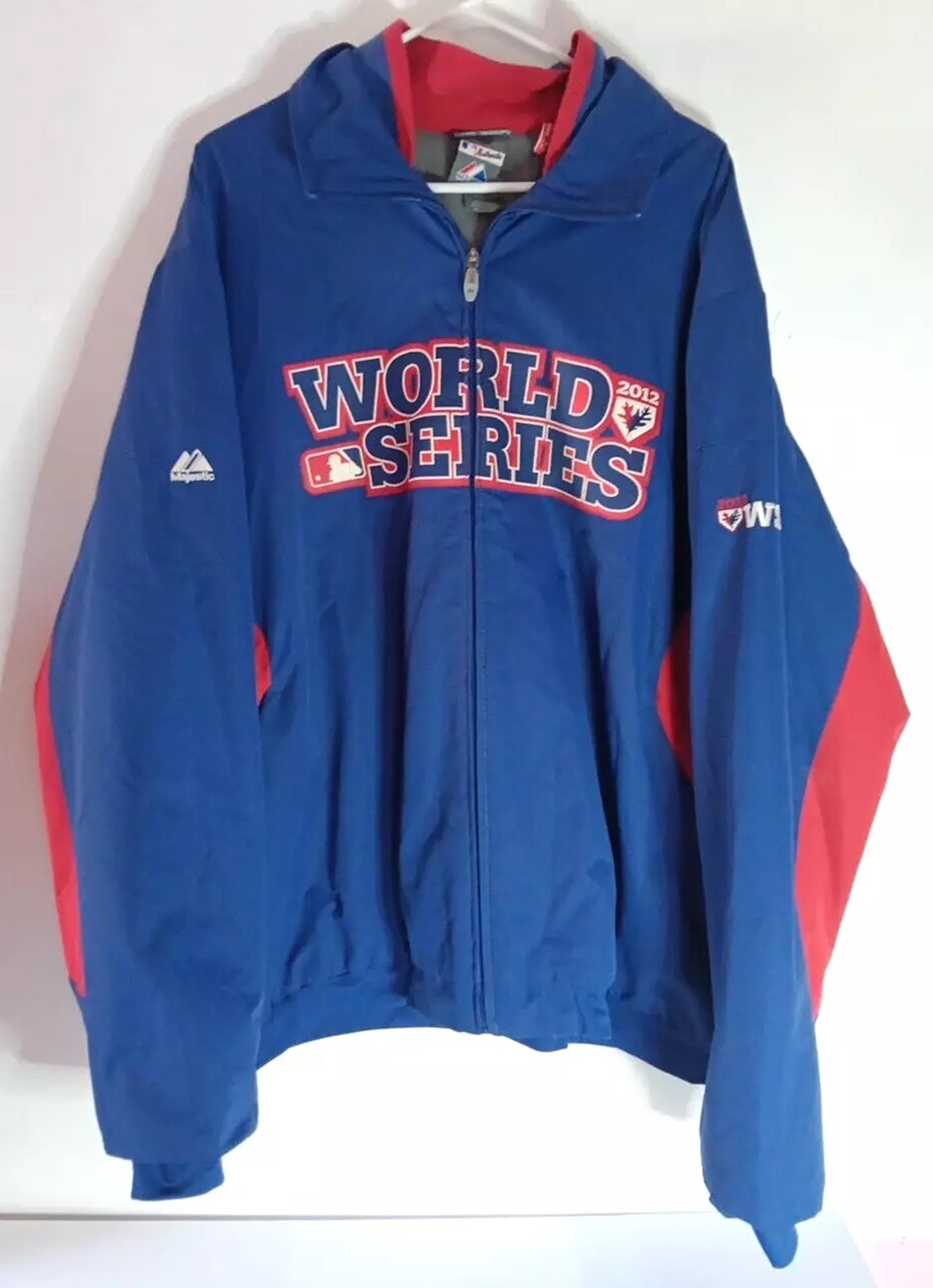 Majestic Baseball World Series 2012 Men's 2XL Therma Base Full Zip Jacket