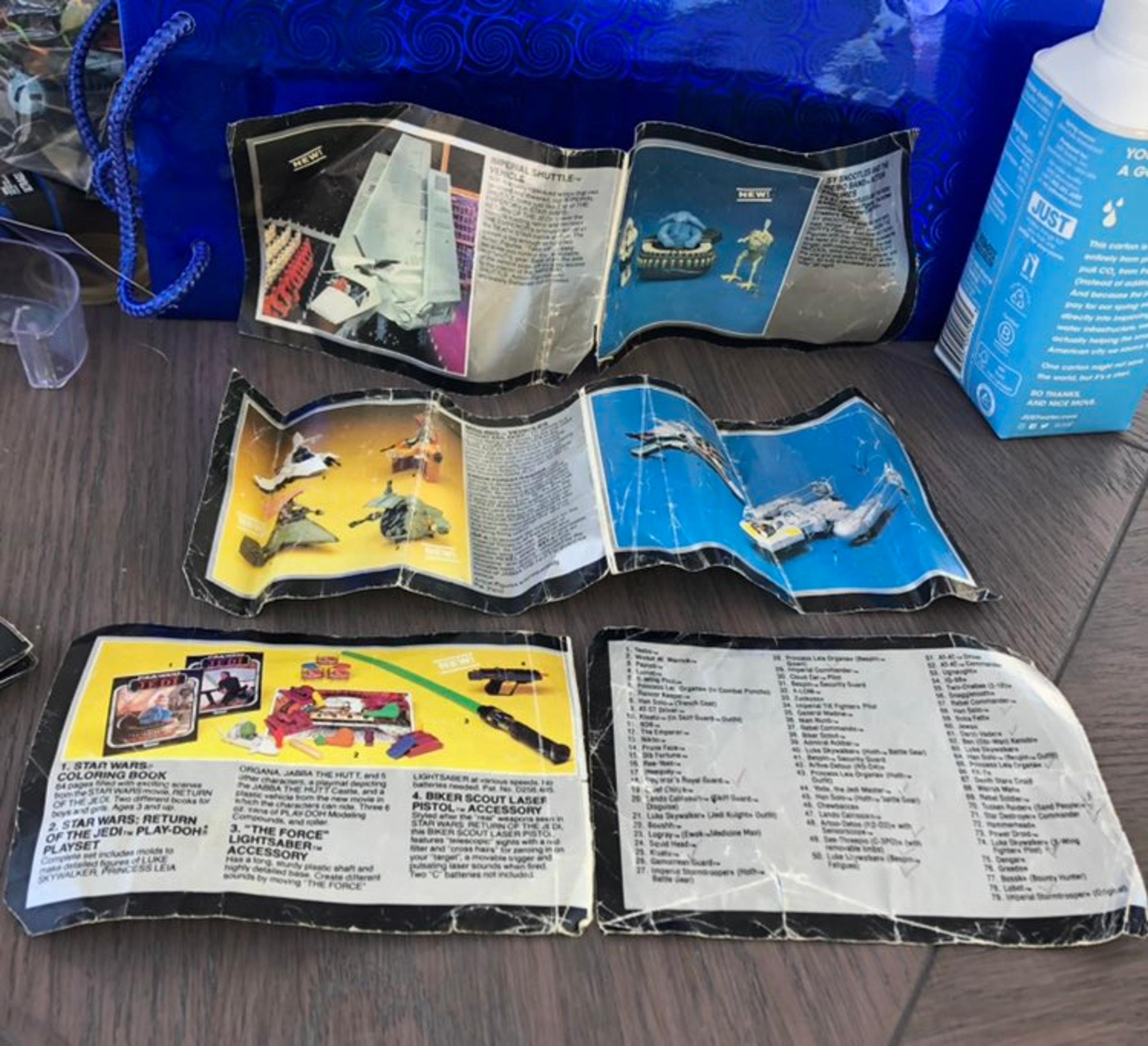 Vintage Star Wars Return of the Jedi Toy Catalog Booklet