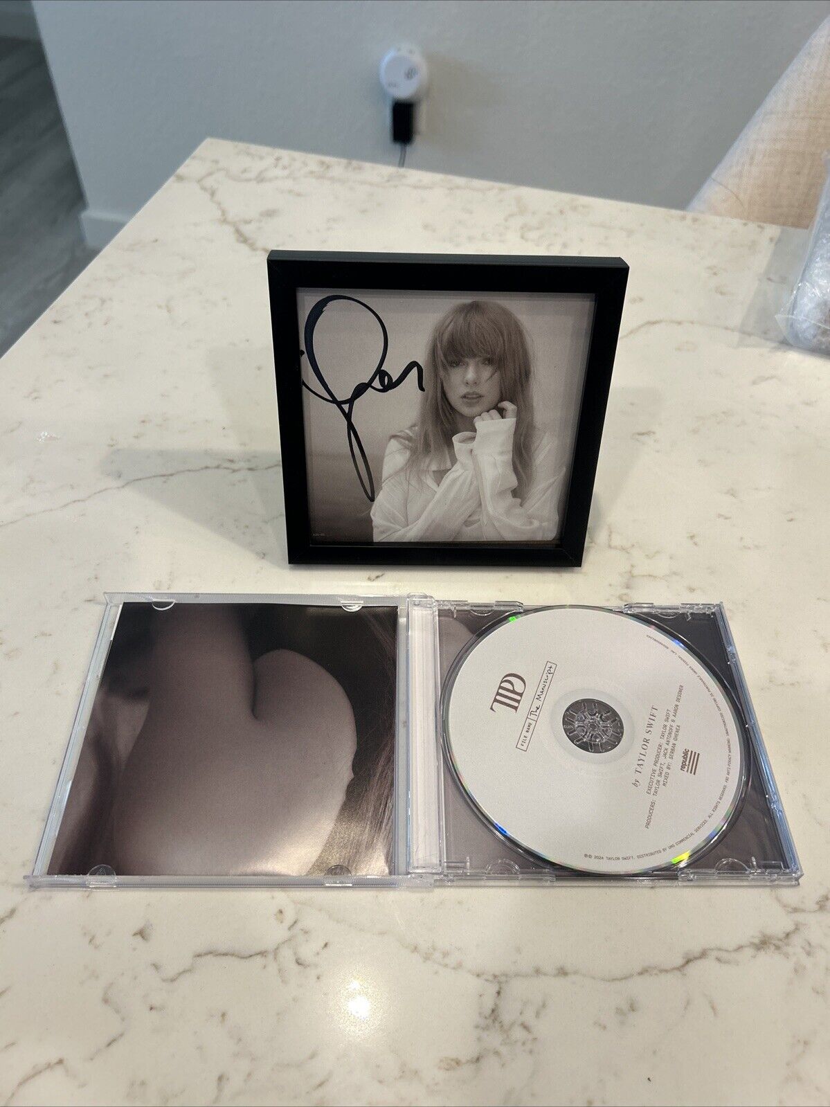 Taylor Swift Signed Auto Framed Tortured Poets Department TTPD