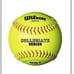 Wilson collegiate series 12 softballs (1 dozen) New and individually wrapped.