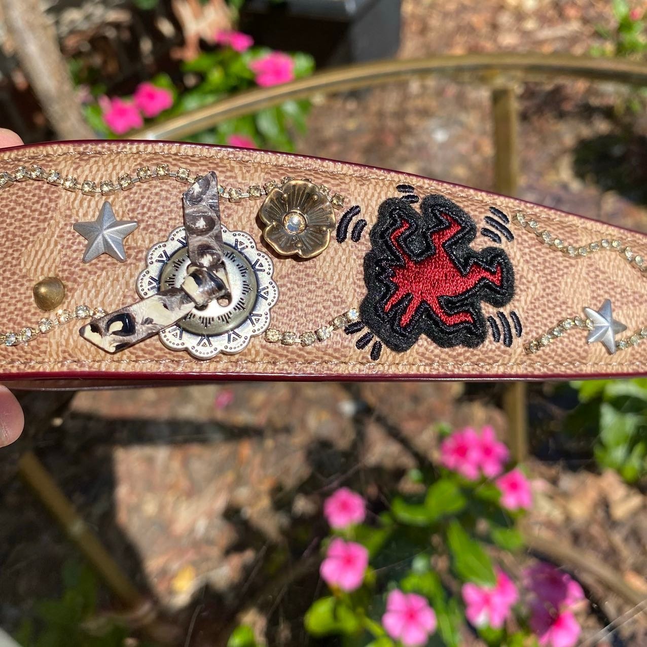 NWT Coach X Keith Haring Novelty Strap In Signature