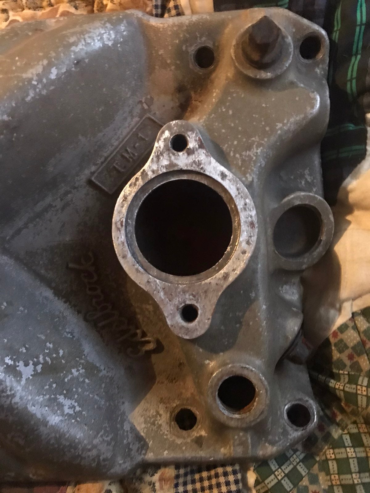 Edelbrock intake for a chevy