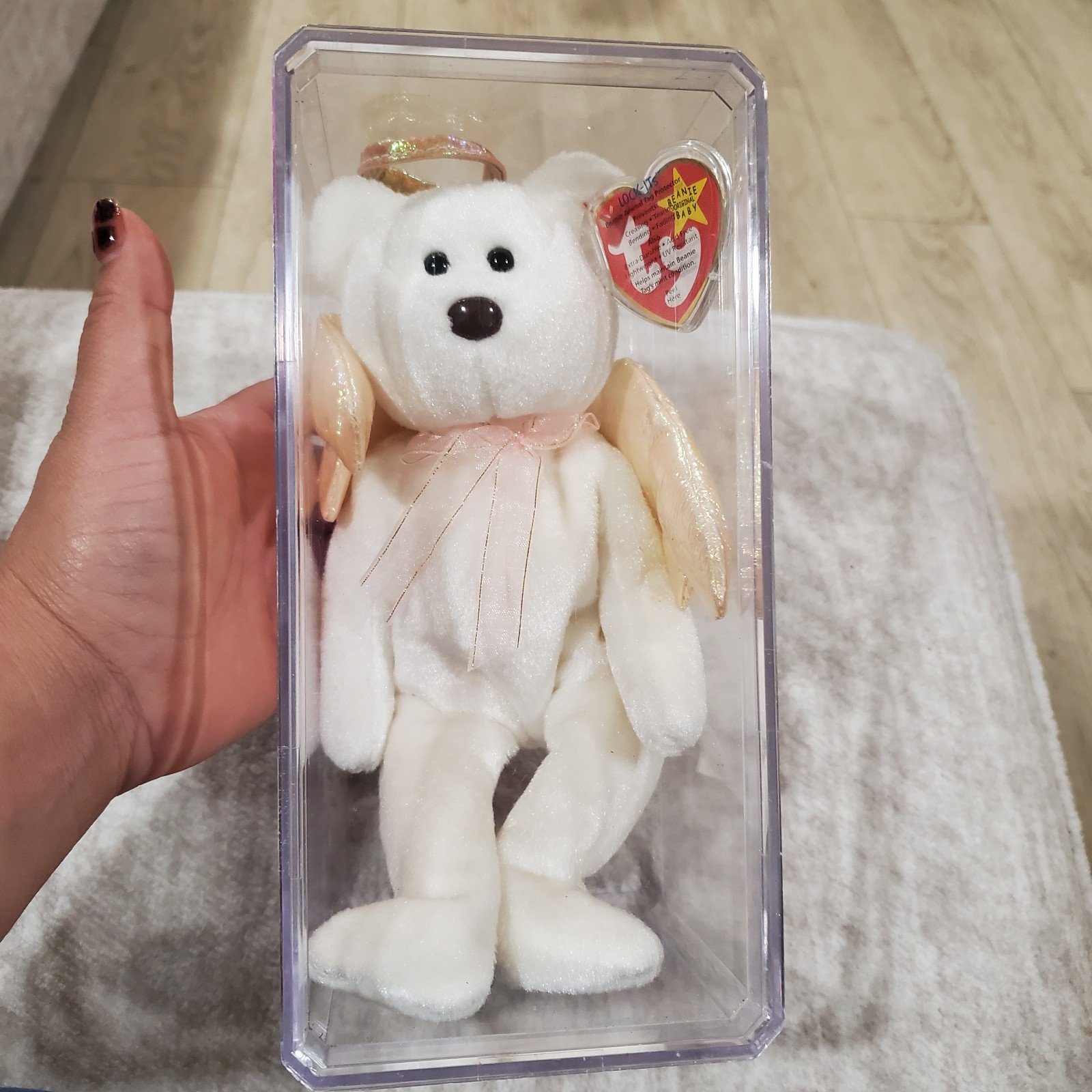 Ty Beanie Babies Halo The Angel Bear