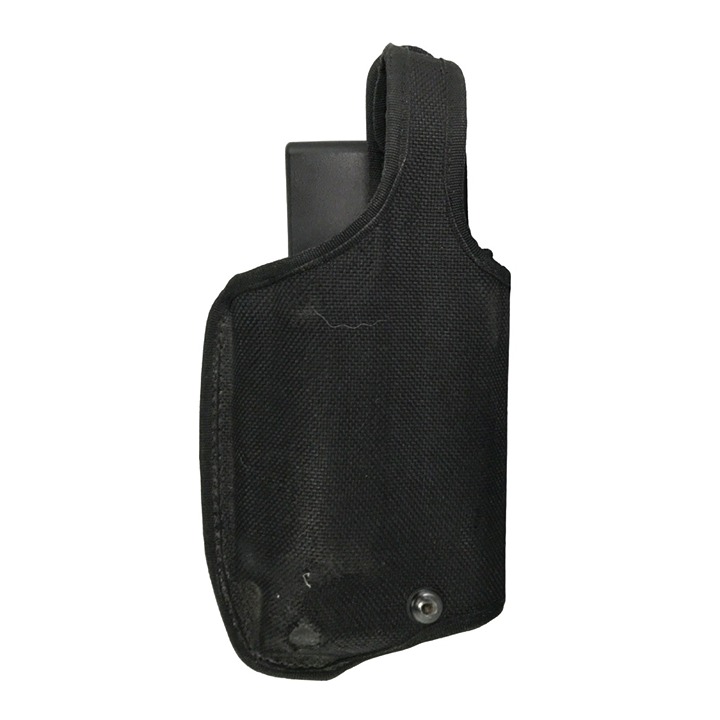 Vintage Bianchi Hard Black Belt Slide Duty Holster Size 13AR Right Hand Estate