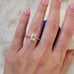 4CT Emerald Sapphire Engagement Ring Size 4,5,6,7,8,9,10