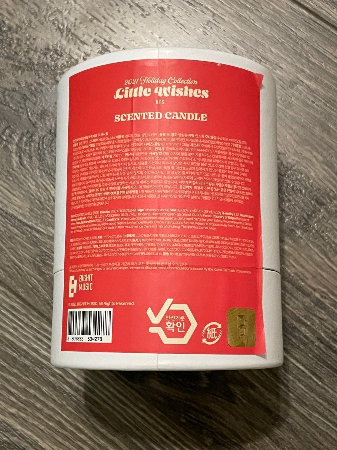 Bts Little Wishes Candle