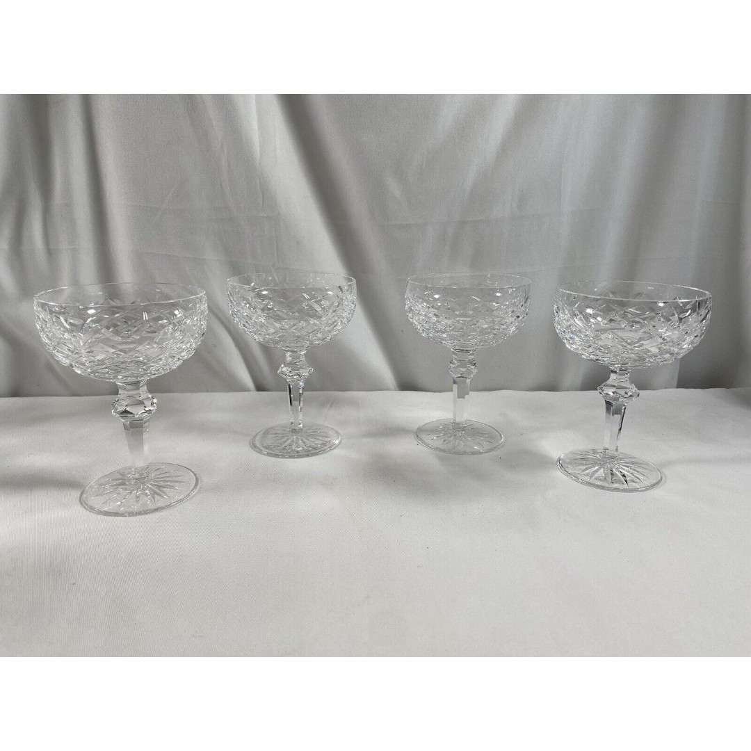 ONE (1) Waterford Powerscourt Crystal Champagne Sherbet Glass 5 3/8” Tall #748
