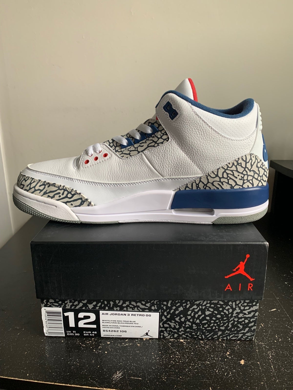 Jordan 3 True Blue