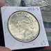1923 S Silver Peace Dollar Uncirculated Coin Slight Toning