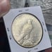 1923 S Silver Peace Dollar Uncirculated Coin Slight Toning