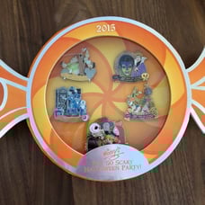 Mickey's Not So Scary Halloween Party 2015 Disney Pin Set