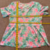 Lilly Pulitzer Jodee Ruffle Sleeve Swing Floral Top - Surf Blue So Shellegant M