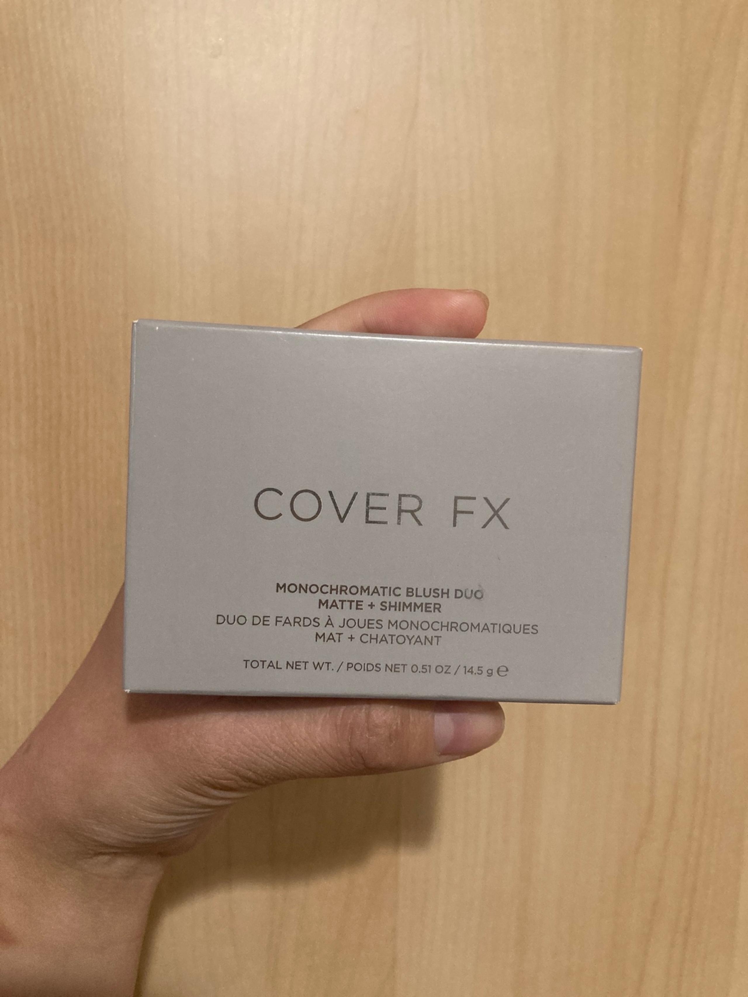 Cover FX Monochromatic Blush Duo in Soft Peach- new, unopened