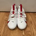 Nike Vapor Edge Pro 360 2 TB White/Red Football Cleats Men's Size 13 FQ4044-105