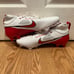 Nike Vapor Edge Pro 360 2 TB White/Red Football Cleats Men's Size 13 FQ4044-105