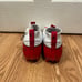 Nike Vapor Edge Pro 360 2 TB White/Red Football Cleats Men's Size 13 FQ4044-105