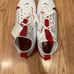 Nike Vapor Edge Pro 360 2 TB White/Red Football Cleats Men's Size 13 FQ4044-105